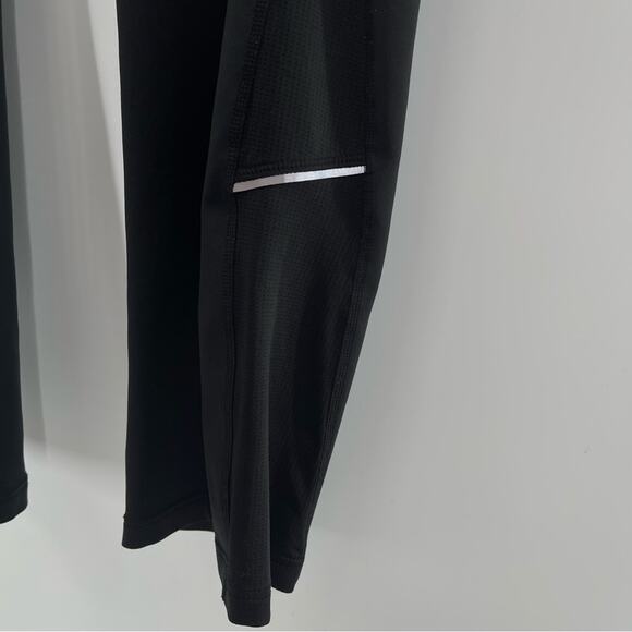 Athleta Runabout Wide Leg Flare Yoga Sporty Gym Pants Stretch Black Size Medium - Picture 6 of 10